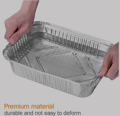 Oblong aluminum foil pan MT-SQ230