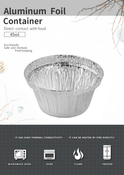 Round foil take-out pan MT-R63