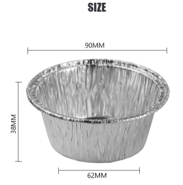 Round foil take-out pan MT-R90