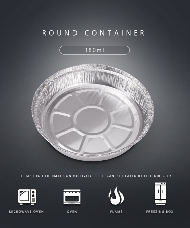 Round foil take-out pan MT-R165B