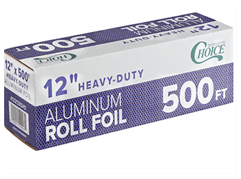 Heavy duty aluminum foil roll