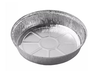 1400ml round 9-inch aluminum foil dinner plate