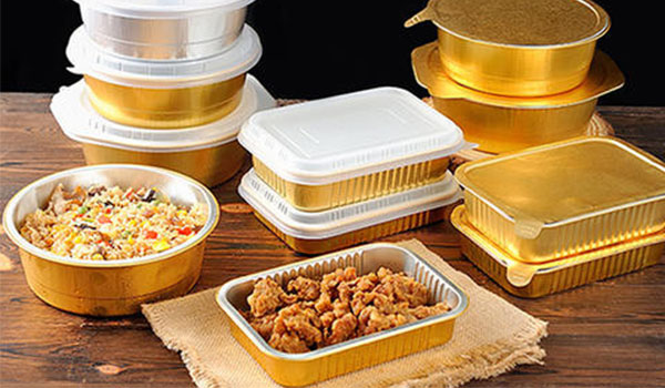 Aluminum foil lunch boxes for catering