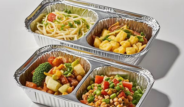 How is the aluminum foil for foil containers made?